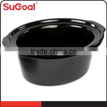 Purple SS Outer Boday Ceramic Inner Pot Slow Cooker photo-4