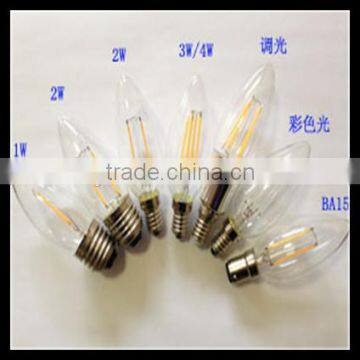 Frosted Candle C35 E14 5W LED Filament Bulb Wide Voltage AC60-260V 2200K-6500K