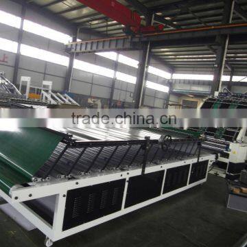 PLC Control System Automatic Flute Laminating Machine photo-6