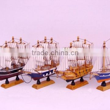 souvenir small wooden sail ship model boat model crafts