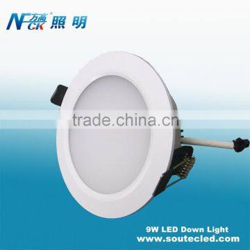 High quality aluminum led downlight housing 9watt 4500K led light downlight led ceiling downlight