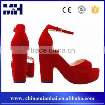 Spring Summer Sexy Lady Platform Open Toe 14CM High Heel Sandals Red