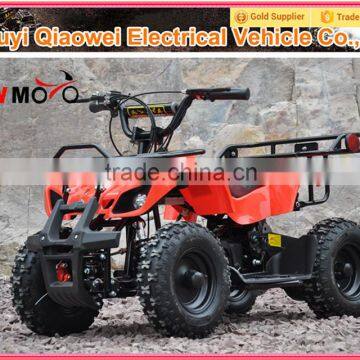 QWMOTO CE 3 speed with Reverse 4 wheel electric Motorcycle Type Electric quad buggy for sale Electric Kids ATV 500W 800W