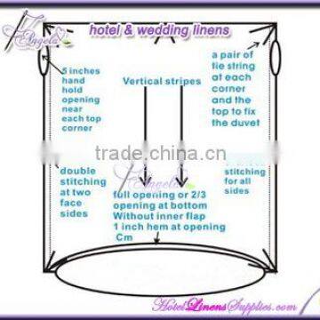 Hotel Duvet Covers, Quilt Covers, Duvet Shams in Stripe-wholesale Price photo-3