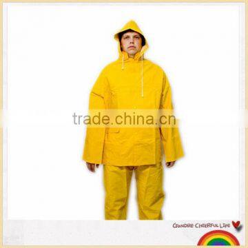 yellow industrial waterproof pvc body suit