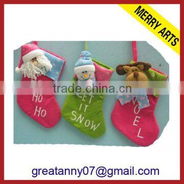 Animal toys felted christmas ornaments beautiful christmas stocking wholesale