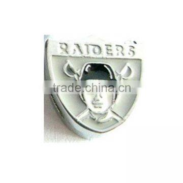 8mm Alloy Raiders Football Sports Slide Charms Fit To Pet Collars Wristbands And Keychains