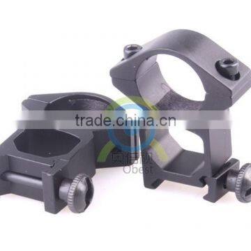 2 x High Profile See Through 25.4mm Scope Rings 21mm Picatinny Weaver Rail Mount photo-5