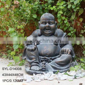 large size happy buddha feng shui garden statue for sale