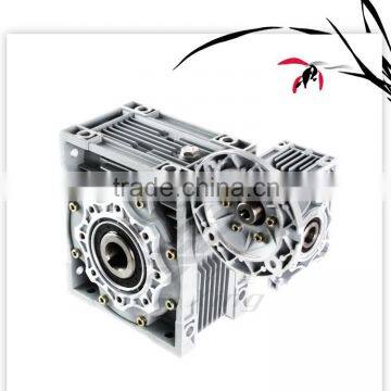 Aluminum Cast Iron Housing Double Stage NMRV/NMRW025-150 Drill Worm Speed Reducer Reduce Reductor Gearbox Geared Motor B5 Flange