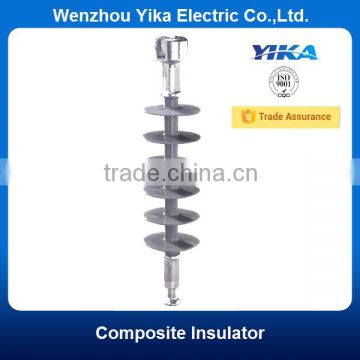 Wenzhou Yika IEC 20KV Composite Insulator Ball and Socket End Fitting Long Rod Suspension Insulator