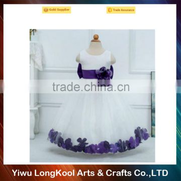 New arrival hot sale flower baby girl wedding tutu dress