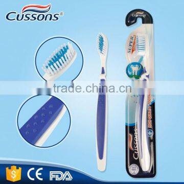 Factory direct supply hard bristle plastic toothbrush