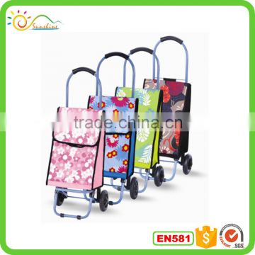 Folding shopping trolley cart grocery cart folding shopping cart