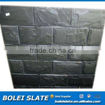 good price black slate mushroom tile