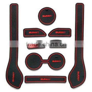 China best wholesaler gate slot mats for Sunny(low configuration) 2011-2014 9pcs/set