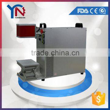 Name Plate Print Wheel 50w Fiber Laser Marking Machine