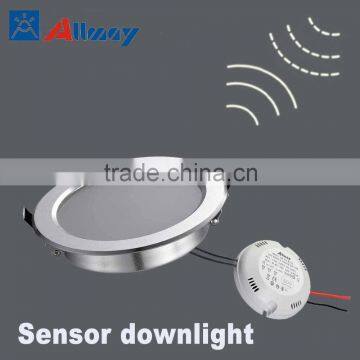 Indoor motion sensor ceiling light dual lighting ultra thin round shape sensor lighting