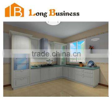 LB-JL1033 Top Modern Design High Quality Cheap Price of Solid Wood Kitchen Cabinet