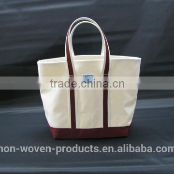 Shopping Bag with Handle Style and Canvas Material Cotton canvas Bag