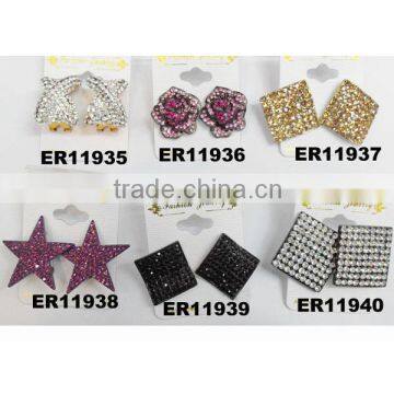 classic designs rhinestone women fashion earring