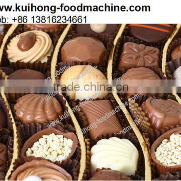 out-shell filled chocolate depositing forming machine