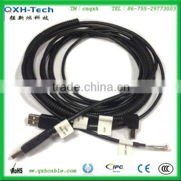 Customized 2 USB AM to Molex 2pin Terminal Cable For Banking Equipment