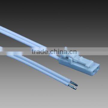 fluorescent light bulb white color 2pin electronic mini plug connectors for led distribution box