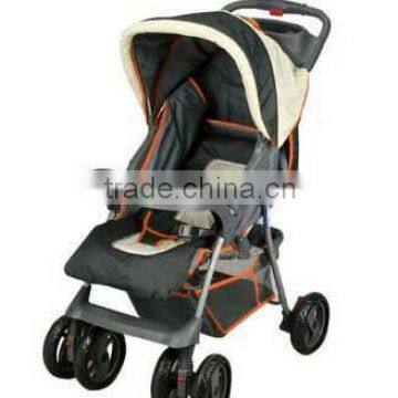 one hand folding european style baby stroller with up and down tray