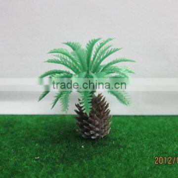 artificial mini palm model in train layout model PT-06