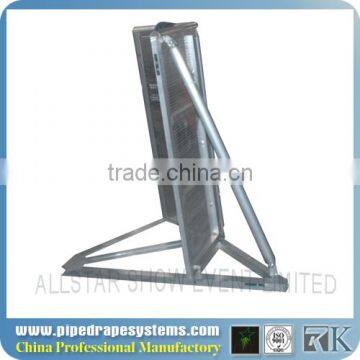 folded crowd barrier ,retractable queue barrier