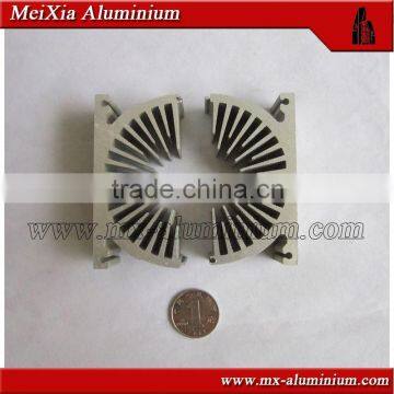 anodized CNC maching LED aluminum heat sink profiles