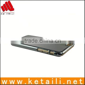 Best Selling Silver Color Metallic PC Mobile Phone Case for IPhone 6