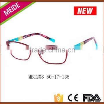 Fashion optical frame,high quality glasses,beautiful glasses frames,double color frame