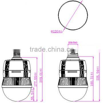115LM/W 75W LED HIGHBAY COB LED Aluminum Bend Tube 90 Degree 3 Years Warranty IP20 photo-4