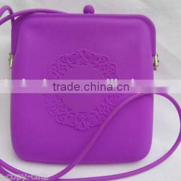 2015 china wholesale silicone bag/silicone shoulder bag for woman beach bag