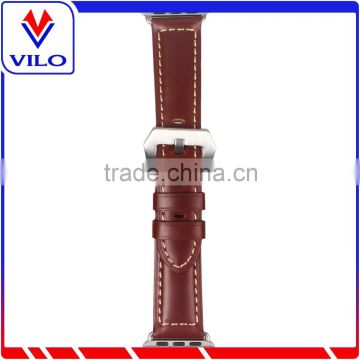 2016 Hot Sale Colorful Watch Band For Apple Watch, Genuine Leather Strap For Apple Watch Band