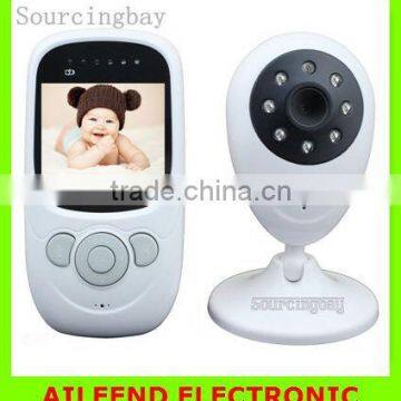 with Infrared Night Vision 3.5" Portable Wireless 2.4 GHz Video Baby Monitor