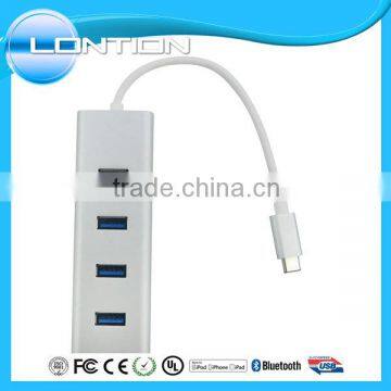 Type C USB 3.0 to USB3.0 4 Ports Hub + Type-C Female Charging Port photo-6