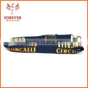 One Side Printing Custom Logo Football Team Neck Lanyard