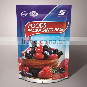 HACCP Quality Frozen Fruit Stand Up Packaging Bag