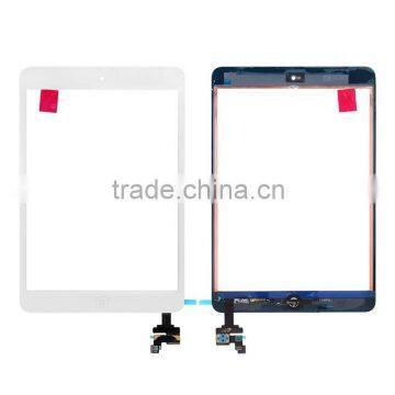 Original Genuine Touch Screen Digitizer With IC/Home Button/Adhesive Assembly For iPad Mini - White