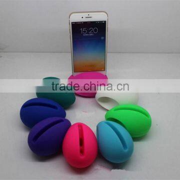 Egg silicone speaker accoustic horn amplifier/rubber amplifier silicone horn speaker for iphone