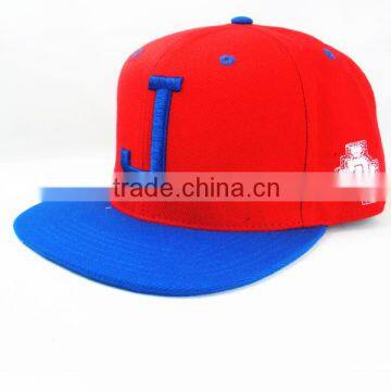 Hot Sale Custom Design Fitted Flat Brim Cap