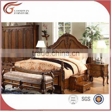 A02.1 antique bedroom luxury classical bedroom furniture sets