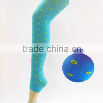 60D ladies polka dots warm thickening jacquard tatoo women sexy fashion tights/leggings