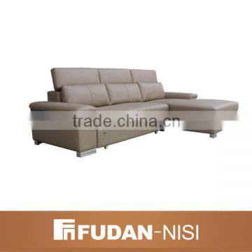 New design hotel furniture leather sleeper sofa with storage