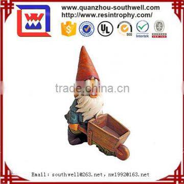 Beautiful garden decoration custom gnome resin statue