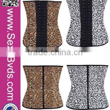 2015 Woman Strapless Slimming Sexy Leopart Print Corset