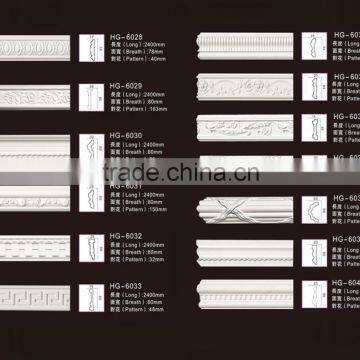 pu polyurethane foam interior moulding for ceiling decoration